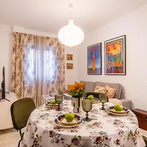 Piso Con Patio Privado Y Parking Nervion Apartamento